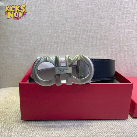 Ferragamo Black Belt 3.5cm