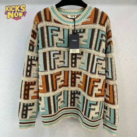 Fendi V-Neck Cardigan Sweater