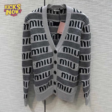 Miu Miu V-Neck Cardigan Sweater