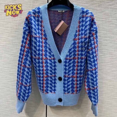 Miu Miu V-Neck Cardigan Sweater