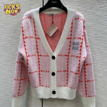 Miu Miu V-Neck Cardigan Sweater