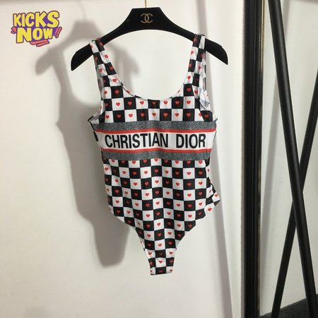Dior Grid One-Piece Swimsuit