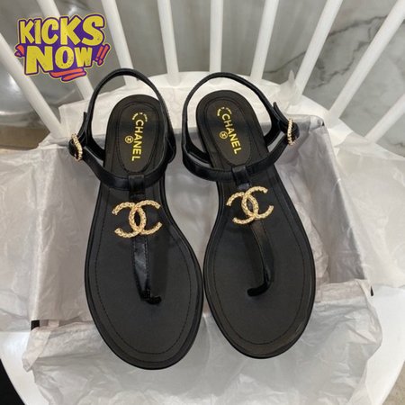 Chanel Leather Sandals