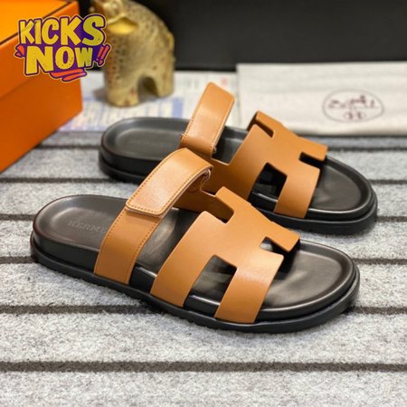 Hermes Chypre Leather Sandals