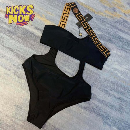 Versace Greca Border One-Piece Swimsuit