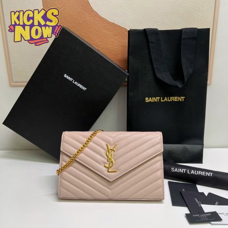 Saint Laurent Monogram Envelope Chain Wallet Bag
