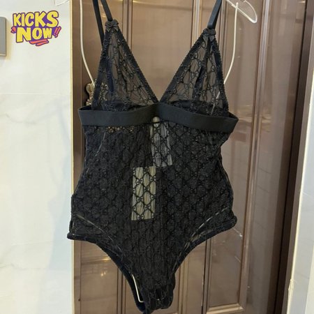 Gucci GG Tulle Jumpsuit Black
