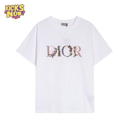 Dior Floral Logo T-shirt Men's White