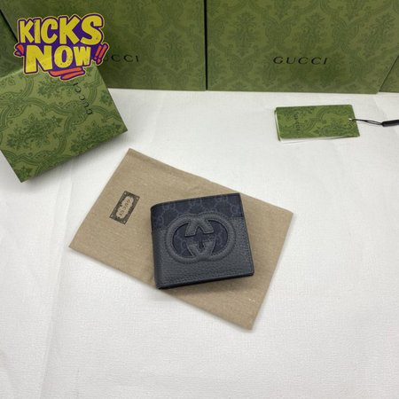 Gucci Wallet With Cut-Out Interlocking G