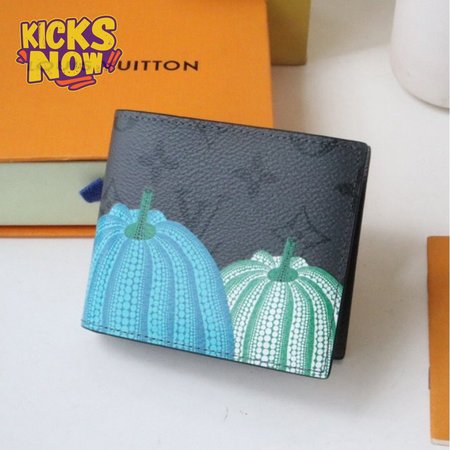 slender wallet pumpkin print