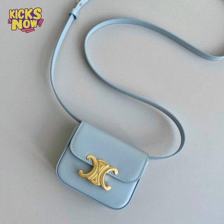 Celine Triomphe In Shiny Calfskin