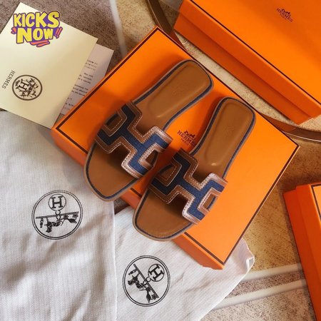Hermes Oran Leather Sandal