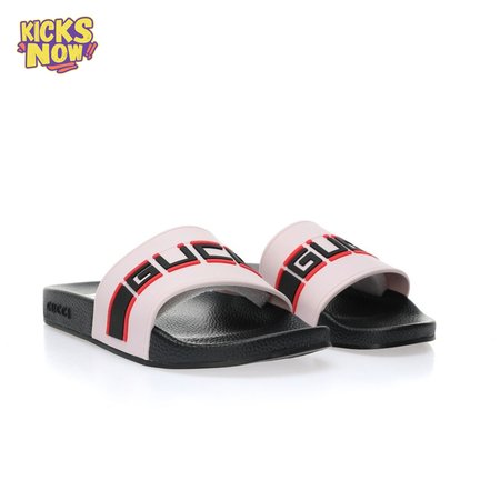 Gucci Stripe Slide White