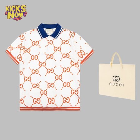 Gucci Baby GG Cotton Polo Shirt
