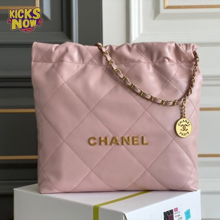 Chanel Calfskin Quilted Chanel 22 Rose Clair