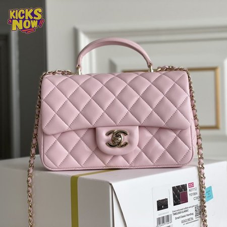 Chanel 22P Light Pink Caviar Coco Handle Bag