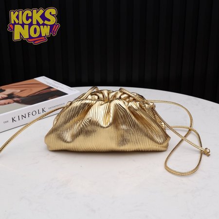 Bottega Veneta Mini Pouch Gold