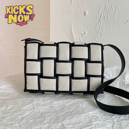 Bottega Veneta Padded Cassette Natural/black 19811