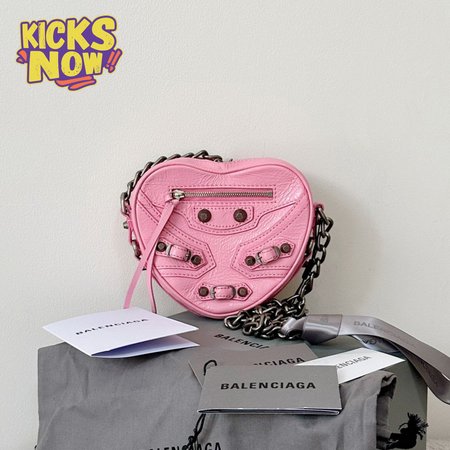 Balenciaga Le Cagole Heart Mini Bag In Pink 5812