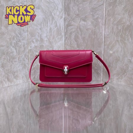 Bvlgari Serpenti Forever East-West Shoulder Bag Red 292525