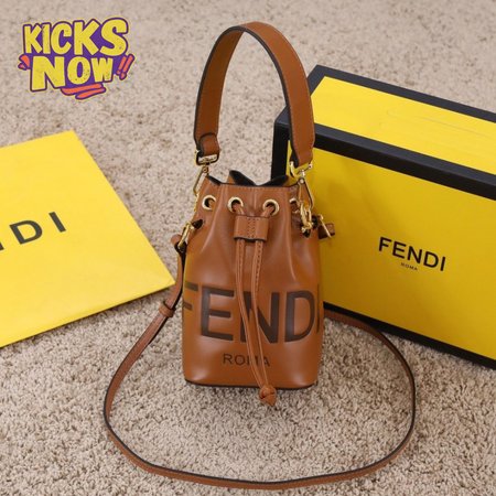 Fendi Mon Tresor Brown Leather Mini-Bag 8BS010AC9LF0QVK