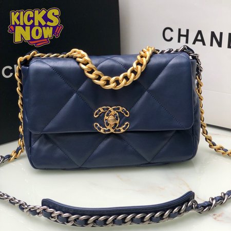 Chanel 19 AS1160 Navy Blue