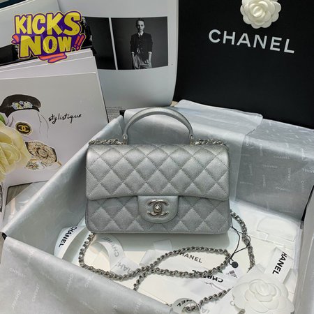 Chanel Mini Cf Handle Bags Lambskin Leather Crossbody Shoulder Bag