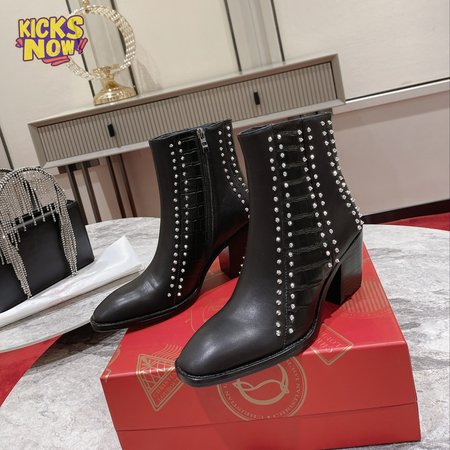 Christian Louboutin Studded Ankle Boots