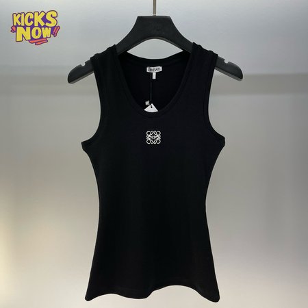 Loewe Cotton Anagram Tank Top Black
