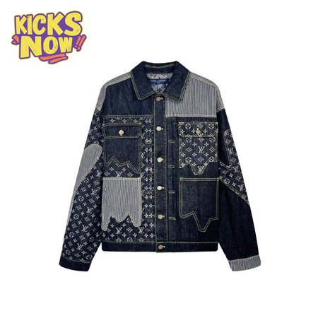 monogram crazy denim workwear jacket 1a9gej m-xl