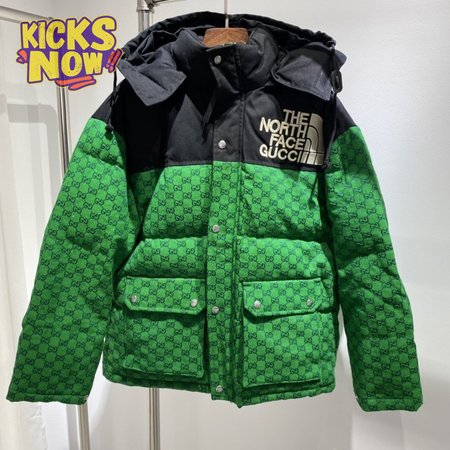 Gucci Nylon Padded Jacket Green S-XL