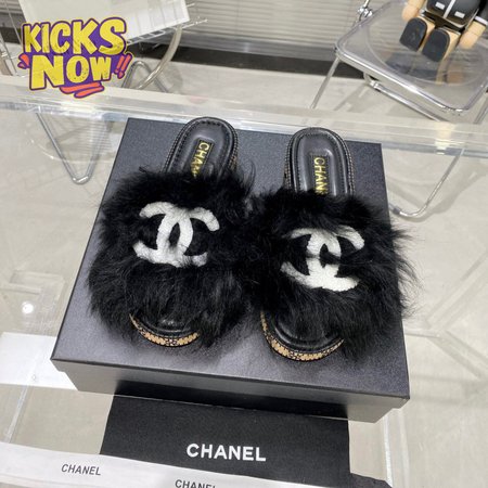 Chanel Slippers Black 35-40