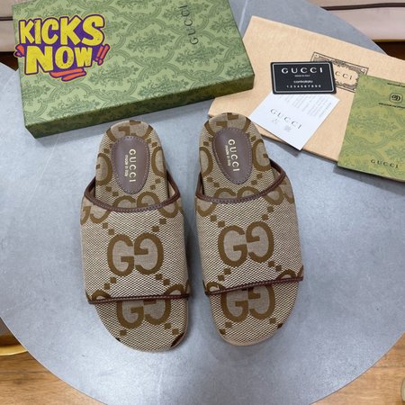 Gucci Jumbo GG Platform Slide 35-45
