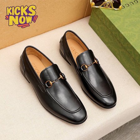 Gucci Jordaan Leather Loafer Black Leather 38-44