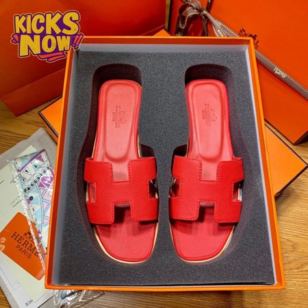 Hermes Oran Sandal Red 35-40